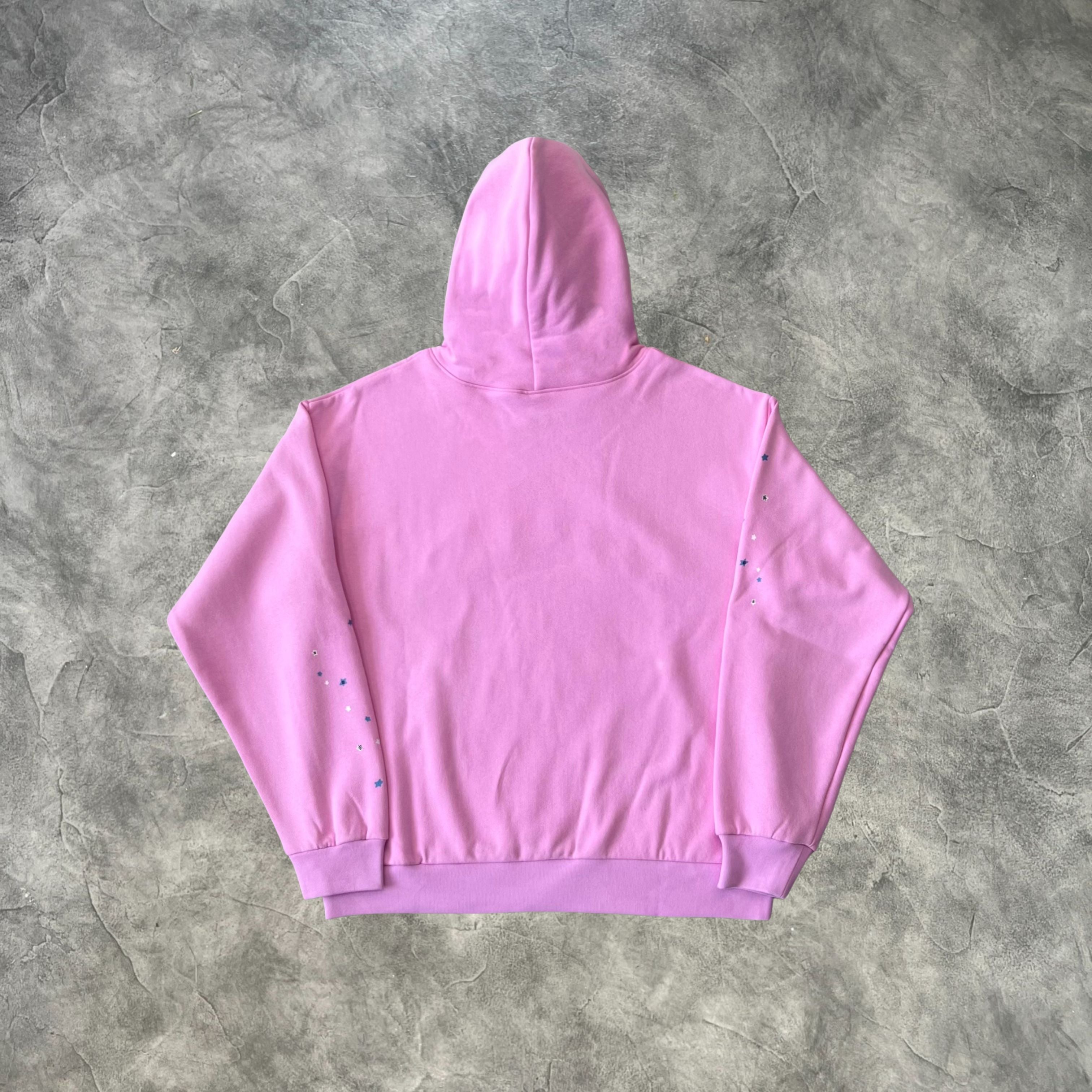 Sp5der OG Web Hoodie Pink