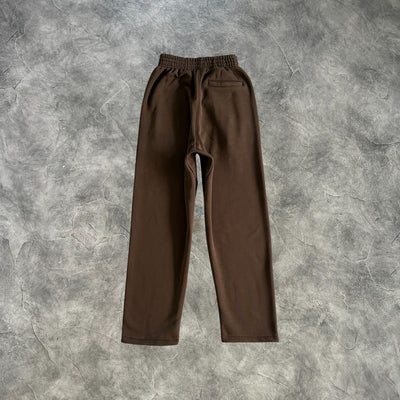 Corteiz Straight Sweatpants Brown