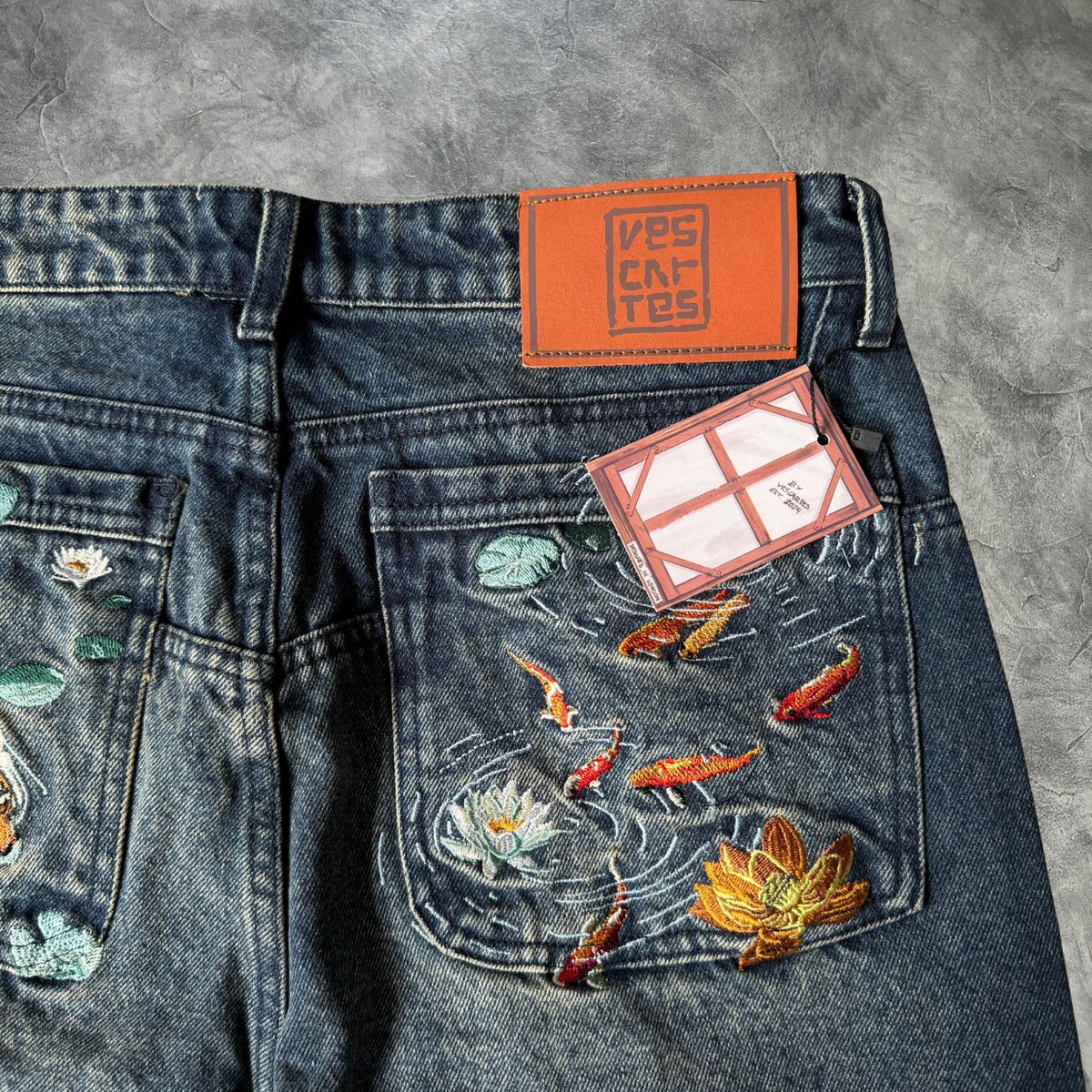 Vescartes Tiger Carp Jeans Blue
