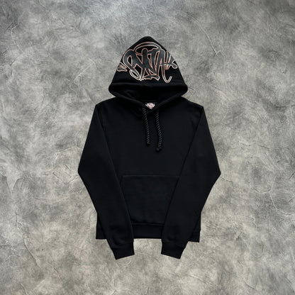 Syna Linen Tracksuit Black/Rose Gold