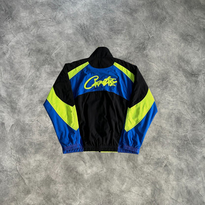 Corteiz Shuku Racing Jacket Fluorescent Green