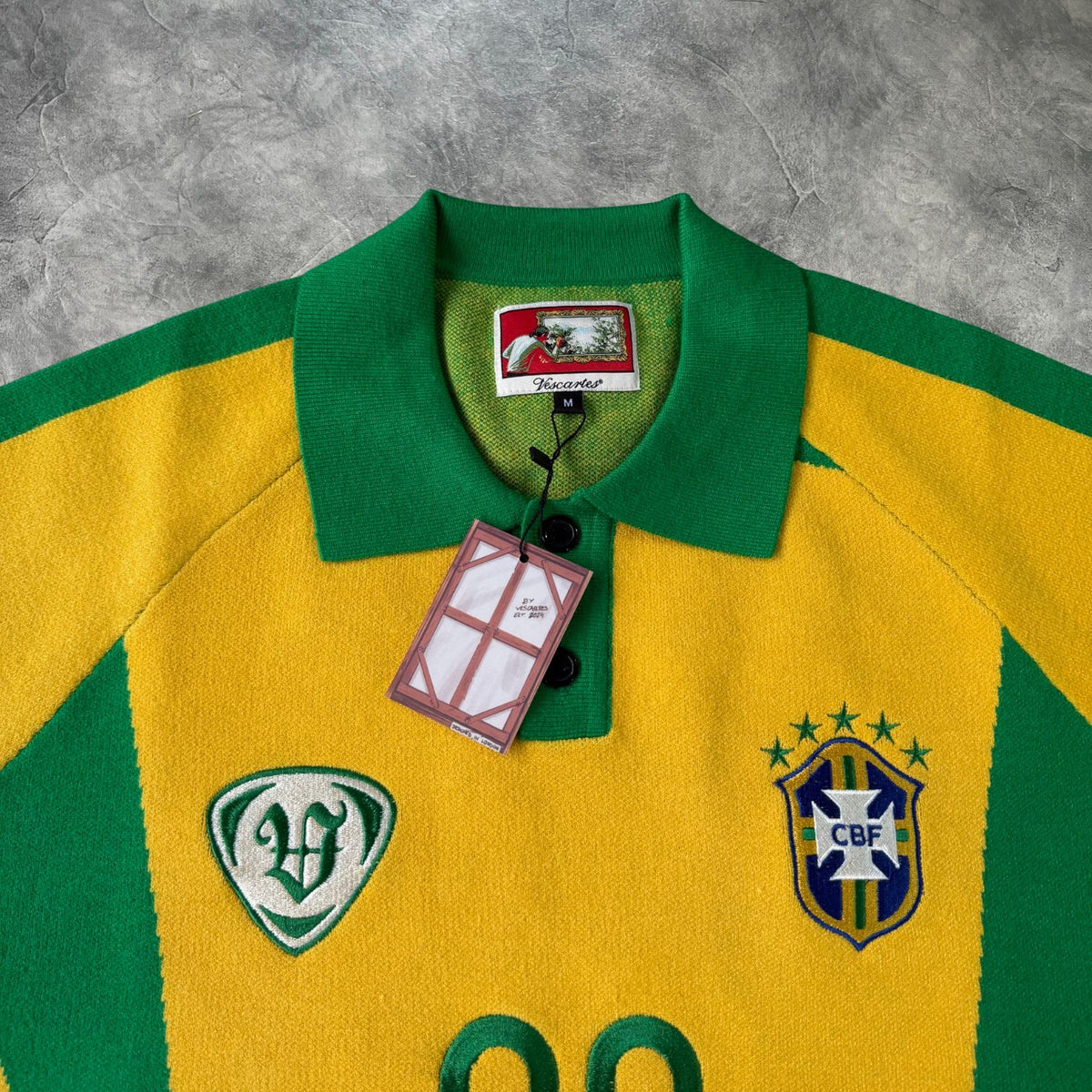 Vescartes Brazil Jersey Yellow/Green