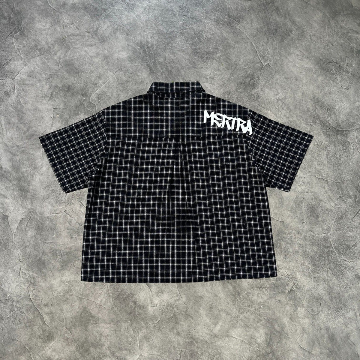 Mertra X Corteiz Midnight Plaid & Denim Drift Vaulted Set