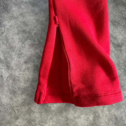 Syna Linen Tracksuit Red