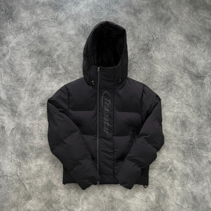 Trapstar Hyperdrive Technical hooded Puffer Black Edition