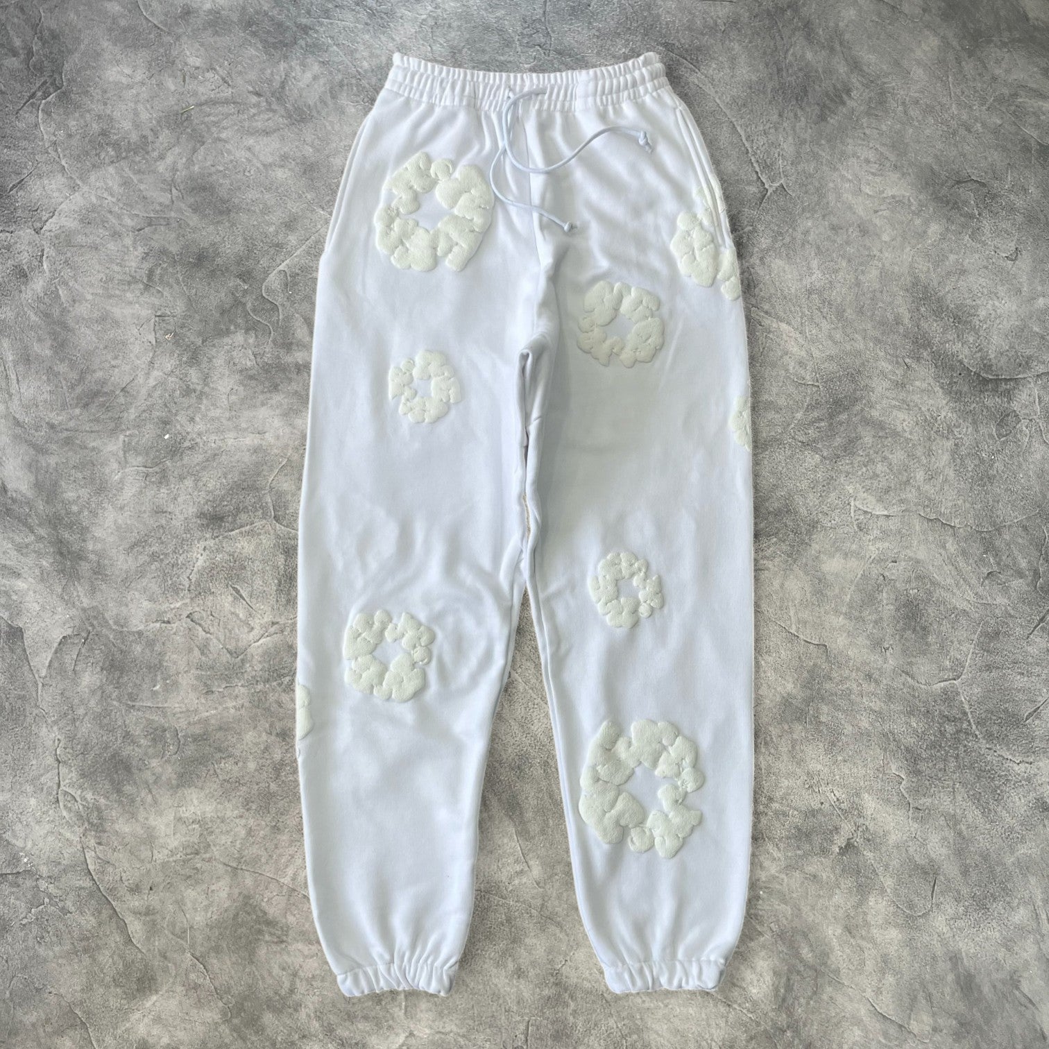 Denim Tears The Cotton Wreath Sweatpants White