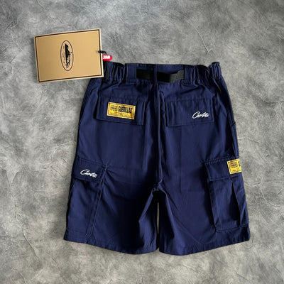 Corteiz Cyber Line Guerilla Cargo Vaulted Set Black/Navy
