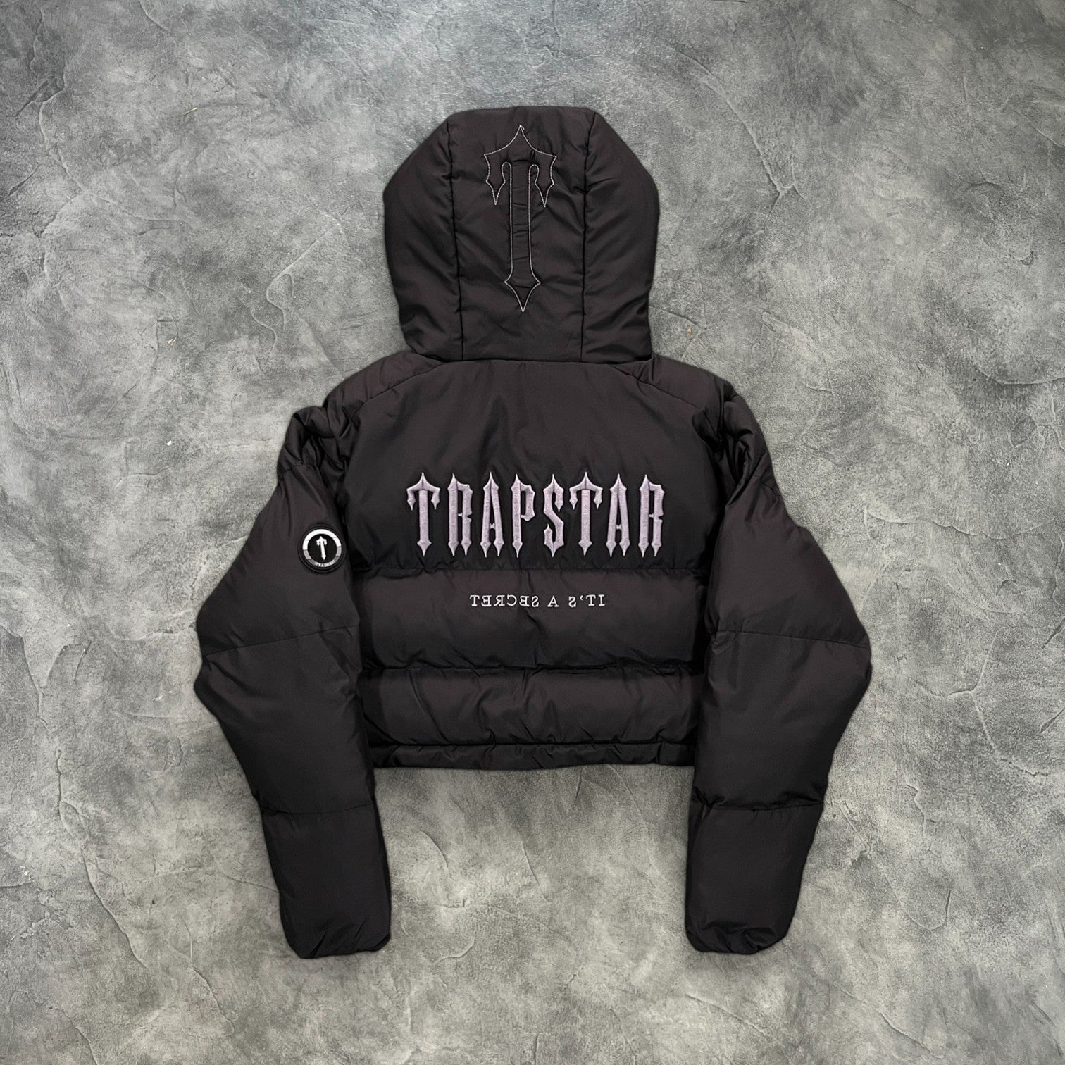 Trapstar Women's Decoded Hooded Puffer Black