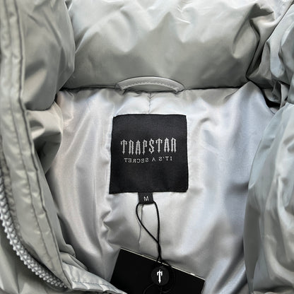 Trapstar Hyperdrive 2.0 Bomber Jacket Light Grey/Red