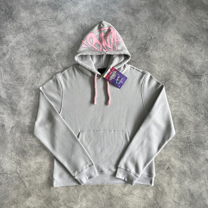 Syna Linen Tracksuit Grey/Pink