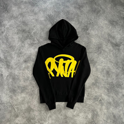 Syna Joggers Tracksuit Black/Yellow