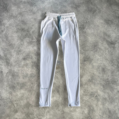 Syna Linen Tracksuit White/Blue