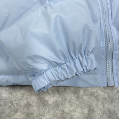 Trapstar Hyperdrive Detachable Hooded Puffer Ice Blue