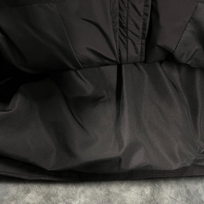 Trapstar Hyperdrive Detachable Hooded Puffer Triple Black
