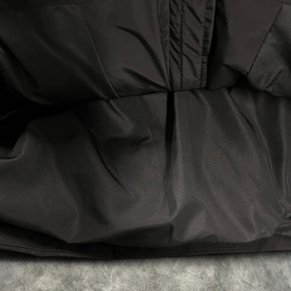 Trapstar Hyperdrive Detachable Hooded Puffer Triple Black