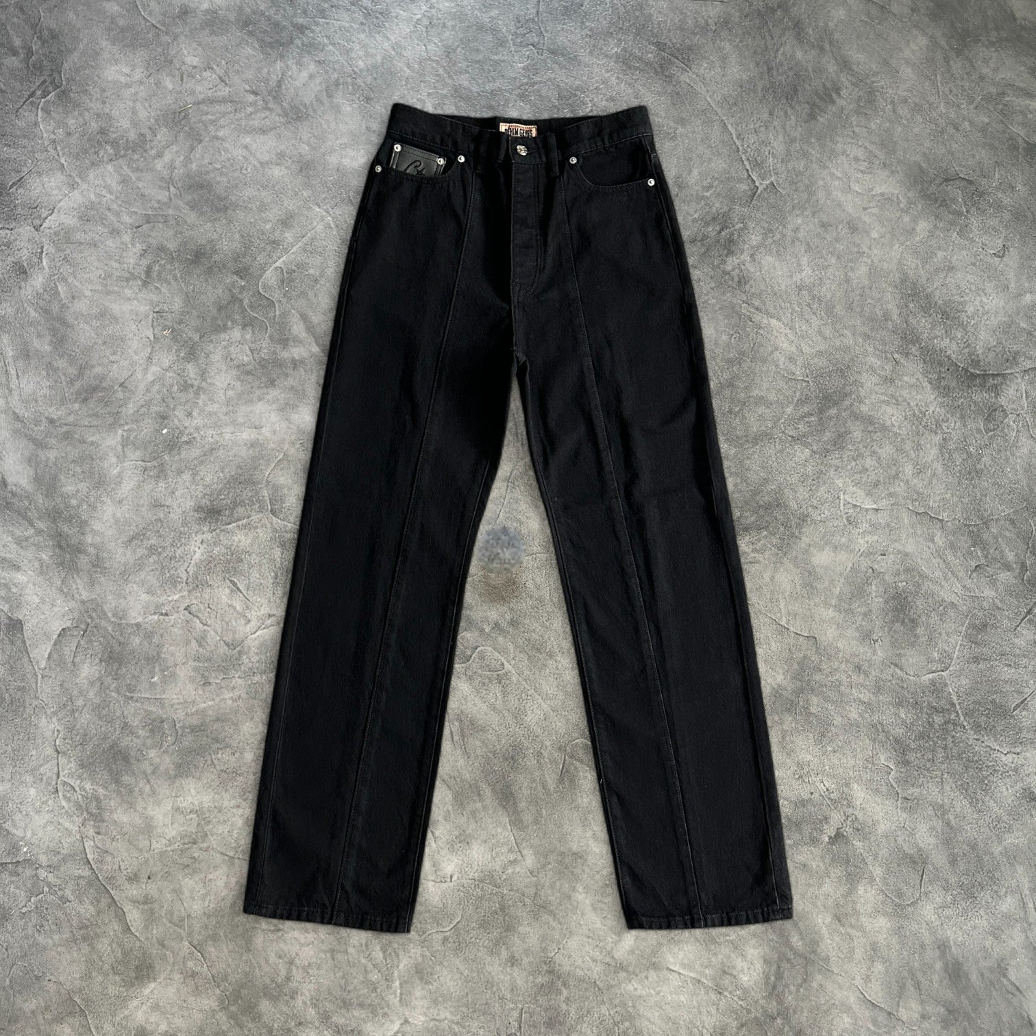 Corteiz Denim Jeans Triple Black