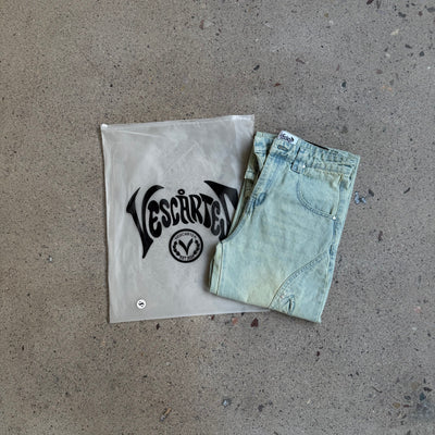 Vescartes Fallen Angel Jeans Washed Blue