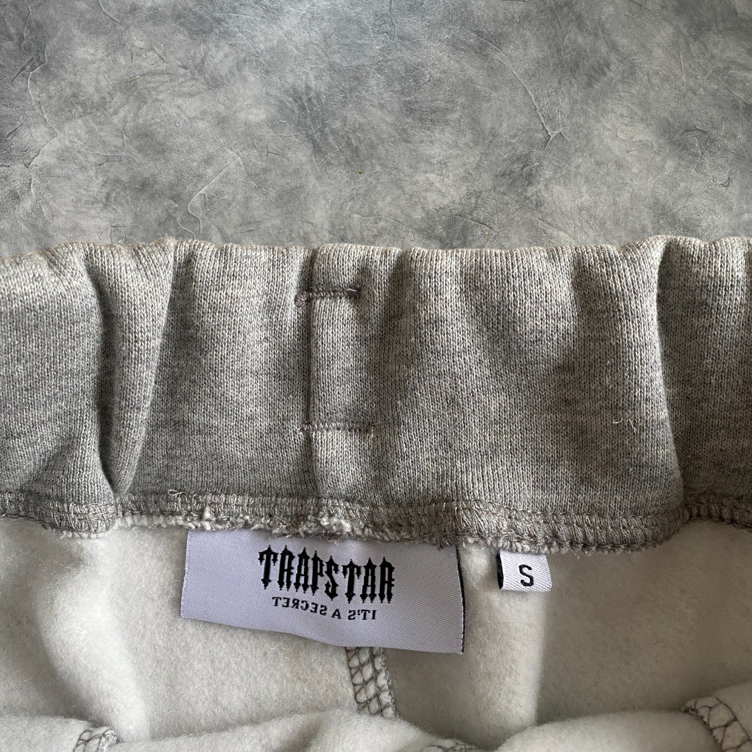 Trapstar Chenille Decoded Hooded Tracksuit Grey/Baby Blue