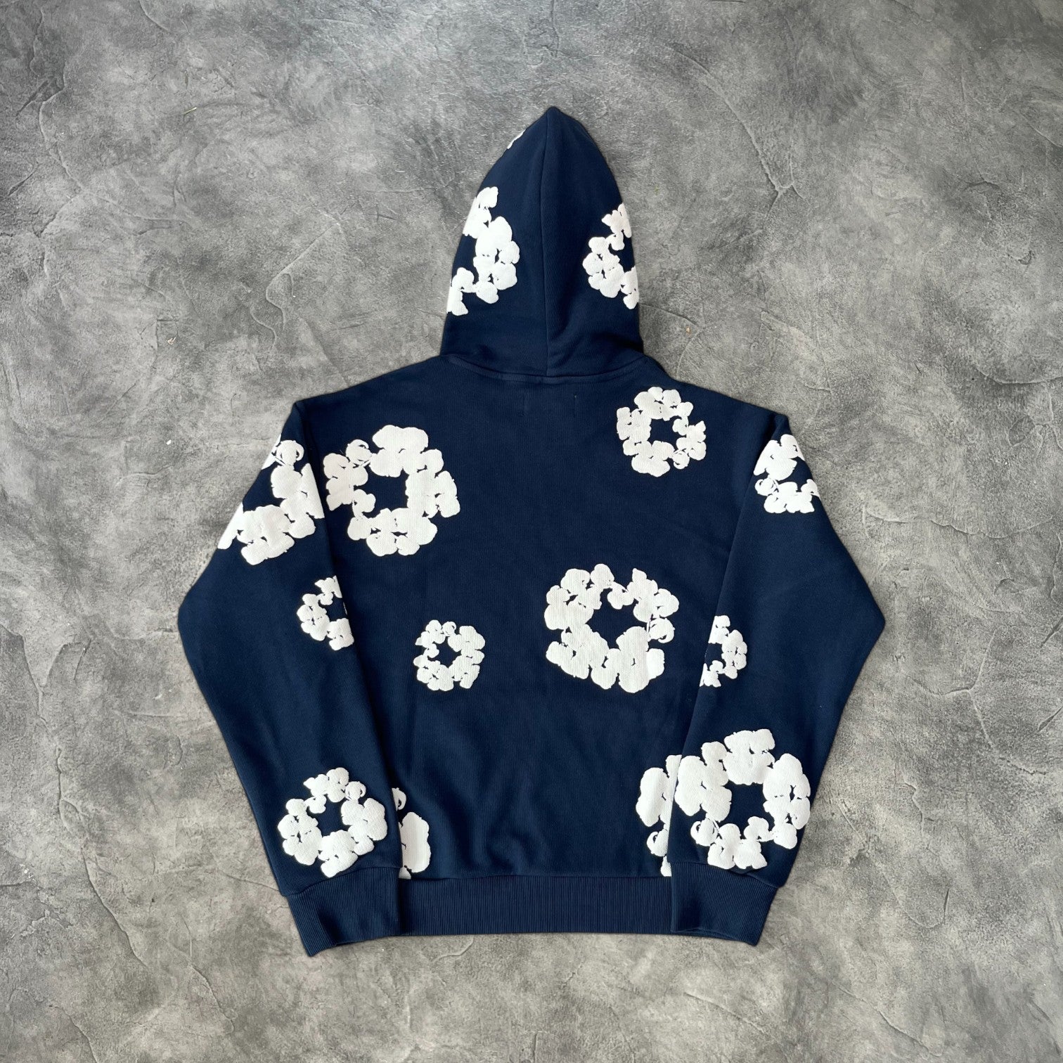 Denim Tears The Cotton Wreath Sweatshirt Navy Blue