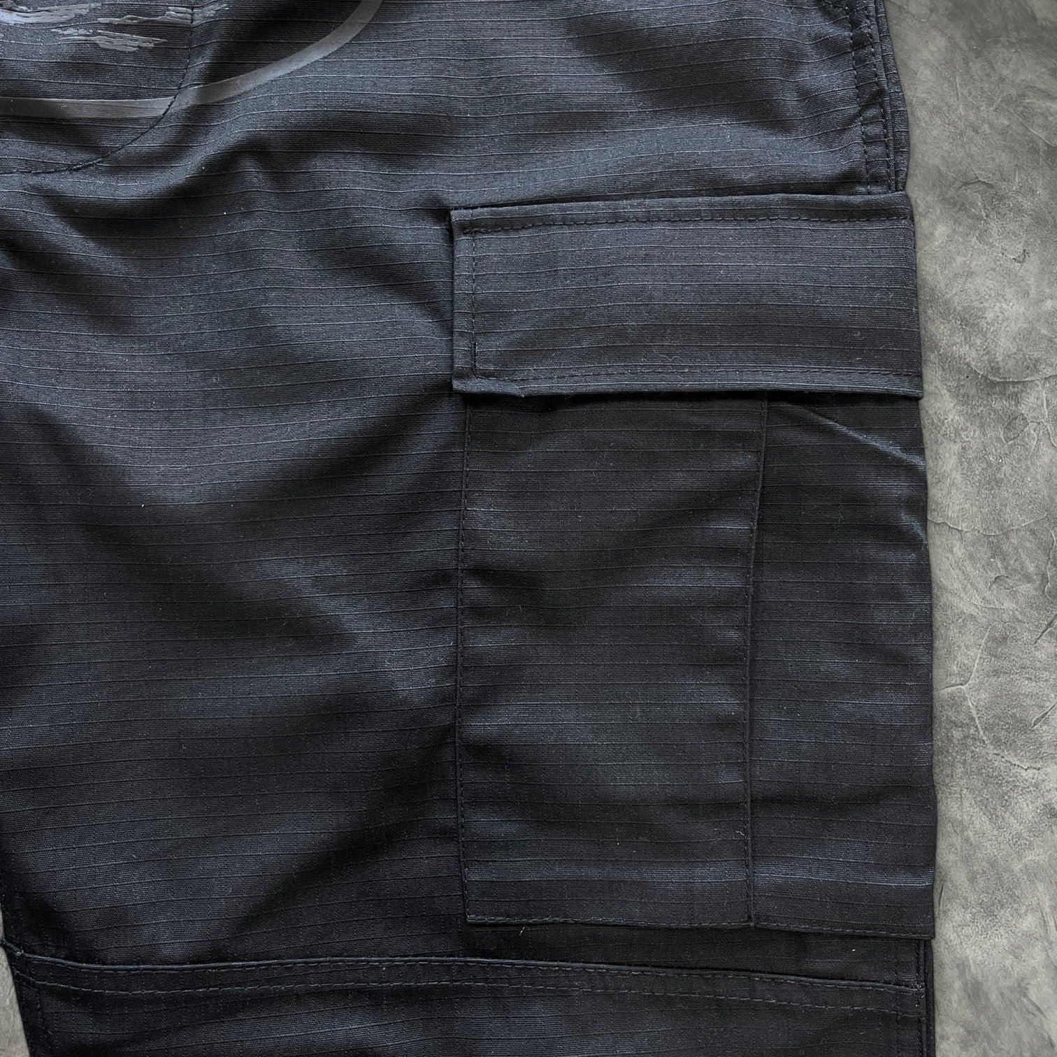 Corteiz Guerilla Cargo Pants Black/Black