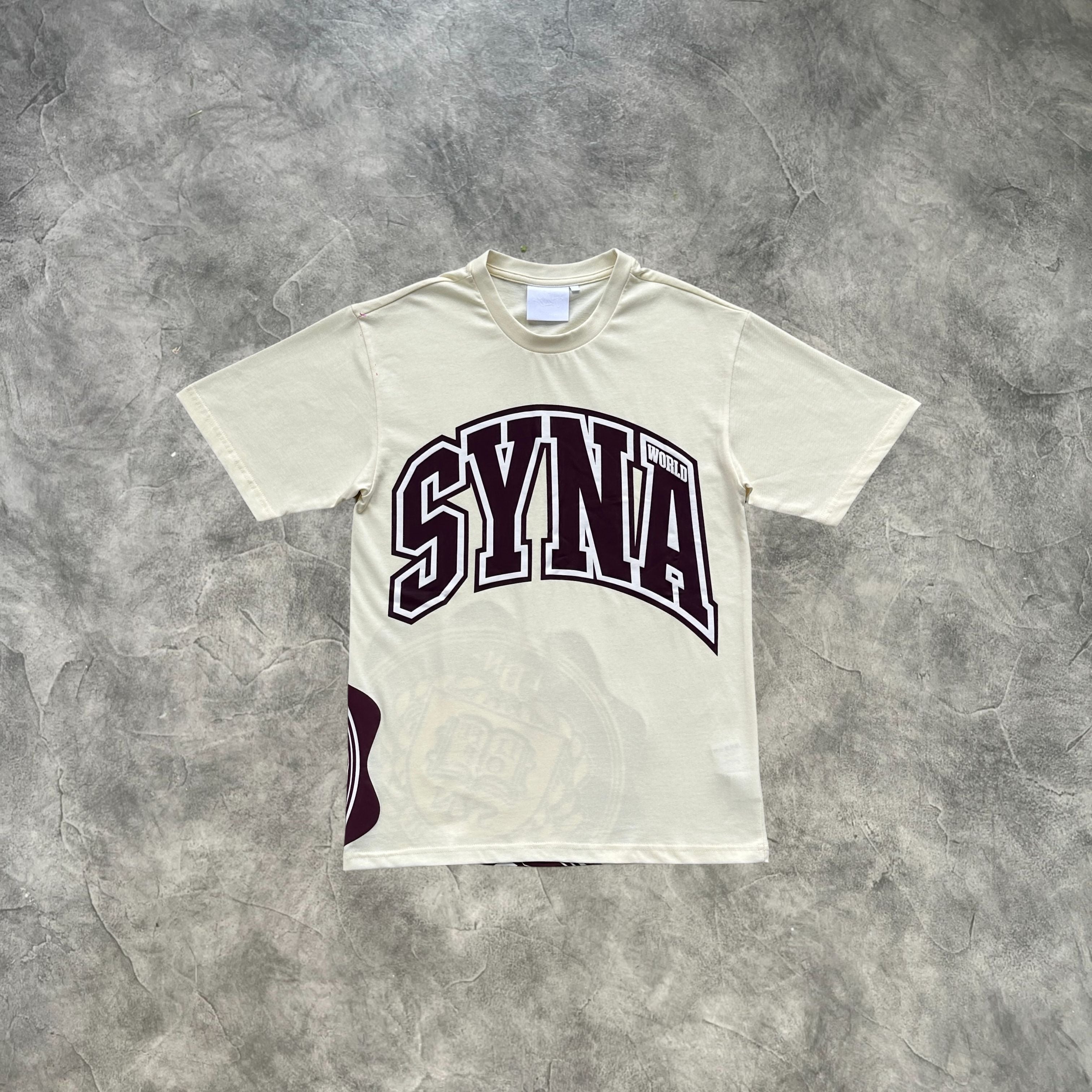 Syna World Crest T-Shirt Beige