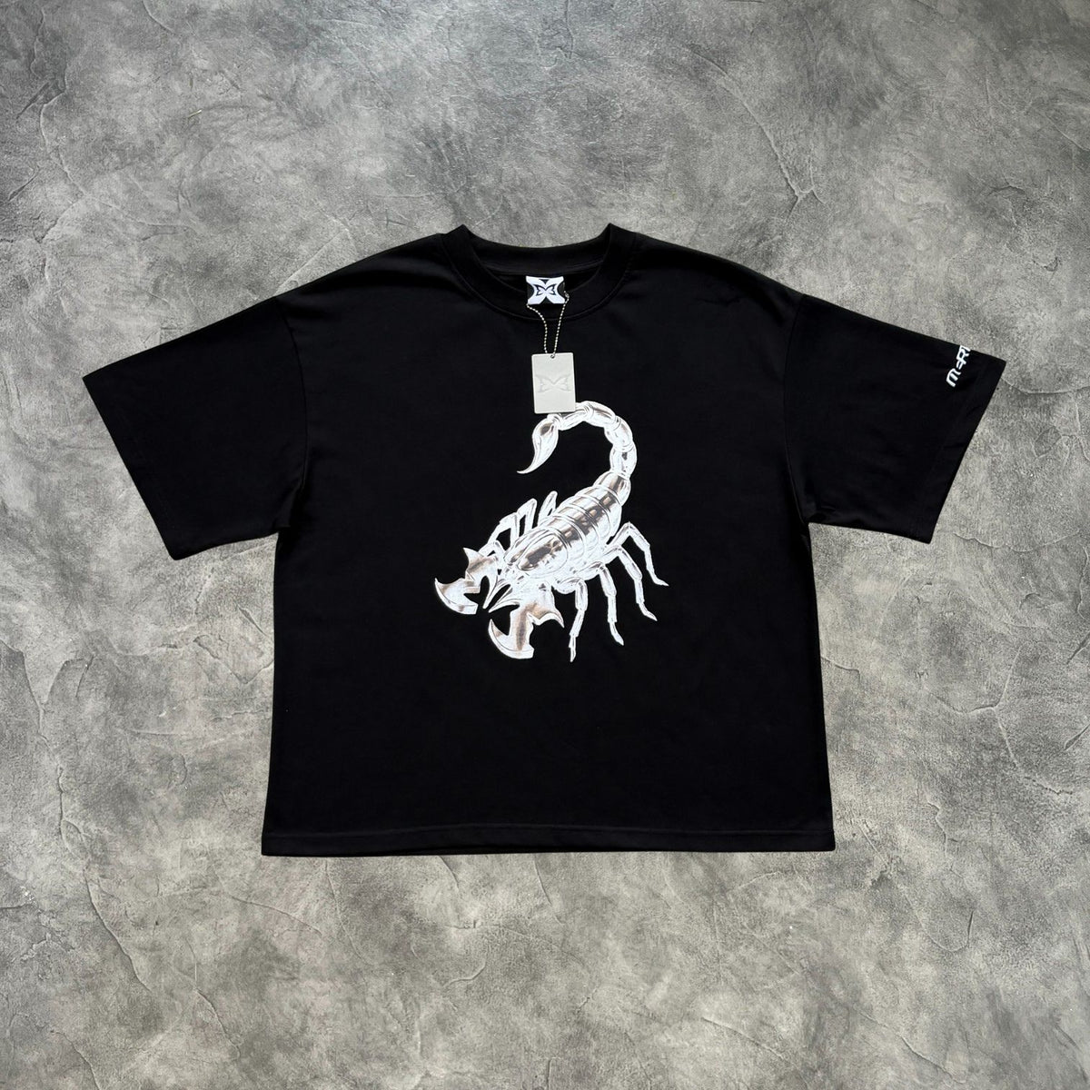 Mertra X Corteiz Scorpion Strike Denim Vaulted Set Black