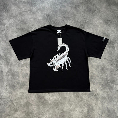 Mertra X Corteiz Scorpion Strike Denim Vaulted Set Black