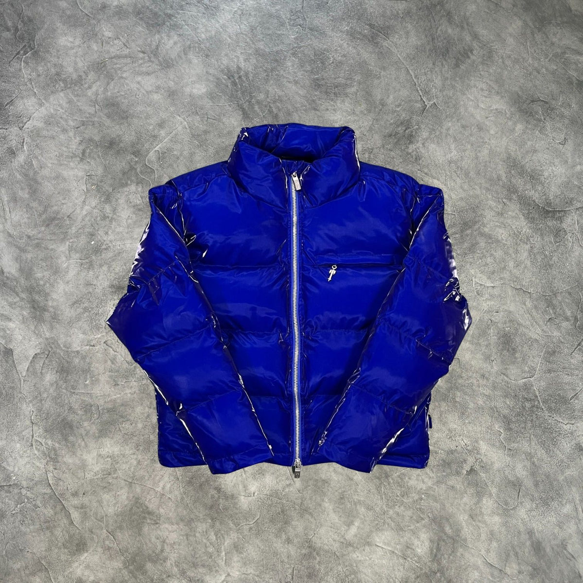 Trapstar Glitter Void Puffer Jacket Dark Blue