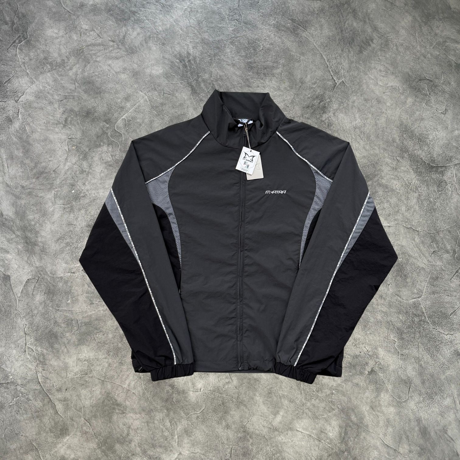 Mertra Patchwork Casual Tracksuit Grey