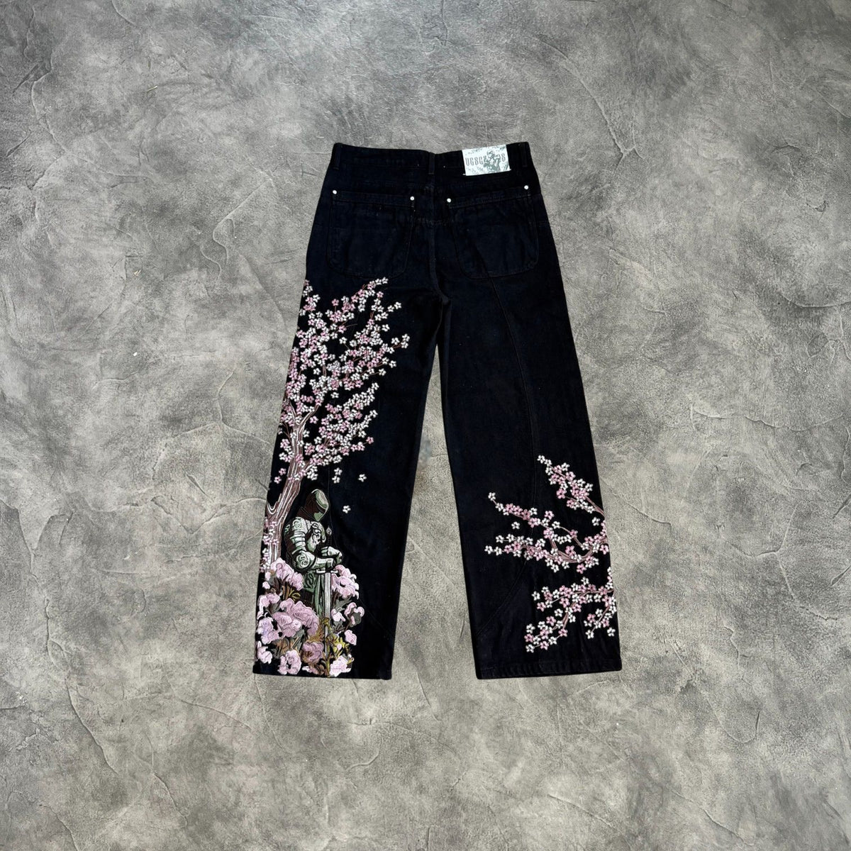 Vescartes Sakura Knight Jeans Black