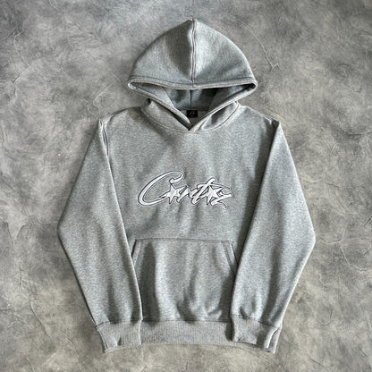 Corteiz Crtz Letter Tracksuit Grey