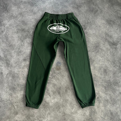 Corteiz Alcatraz Basic Jogging Pants Green