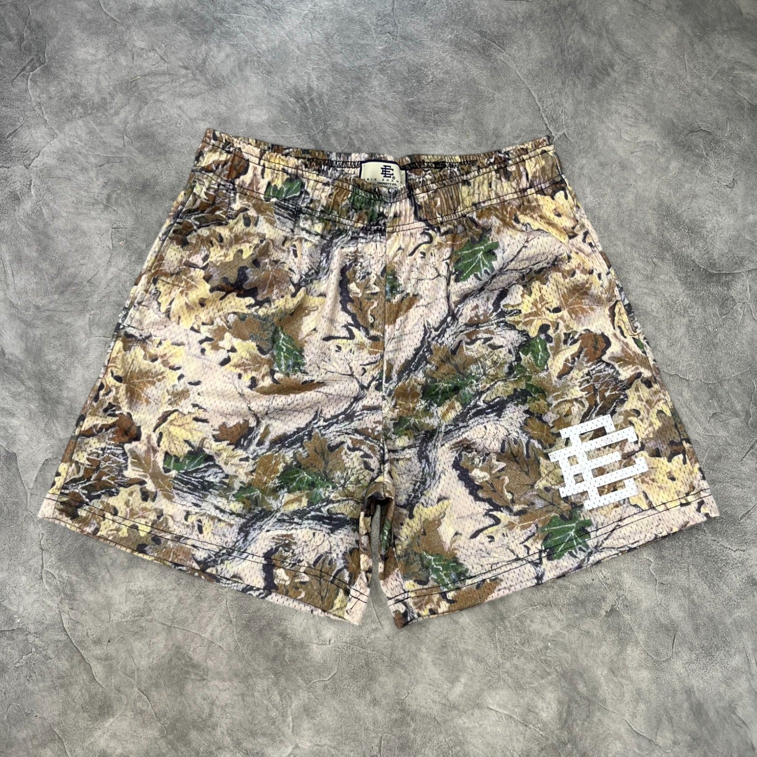 Eric Emanuel Splash Ink Leaves Shorts