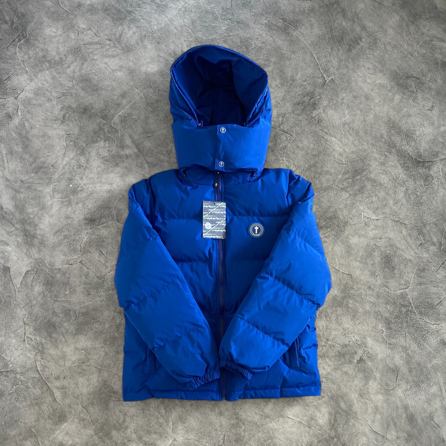 Trapstar Irongate Detachable Hooded Puffer Blue