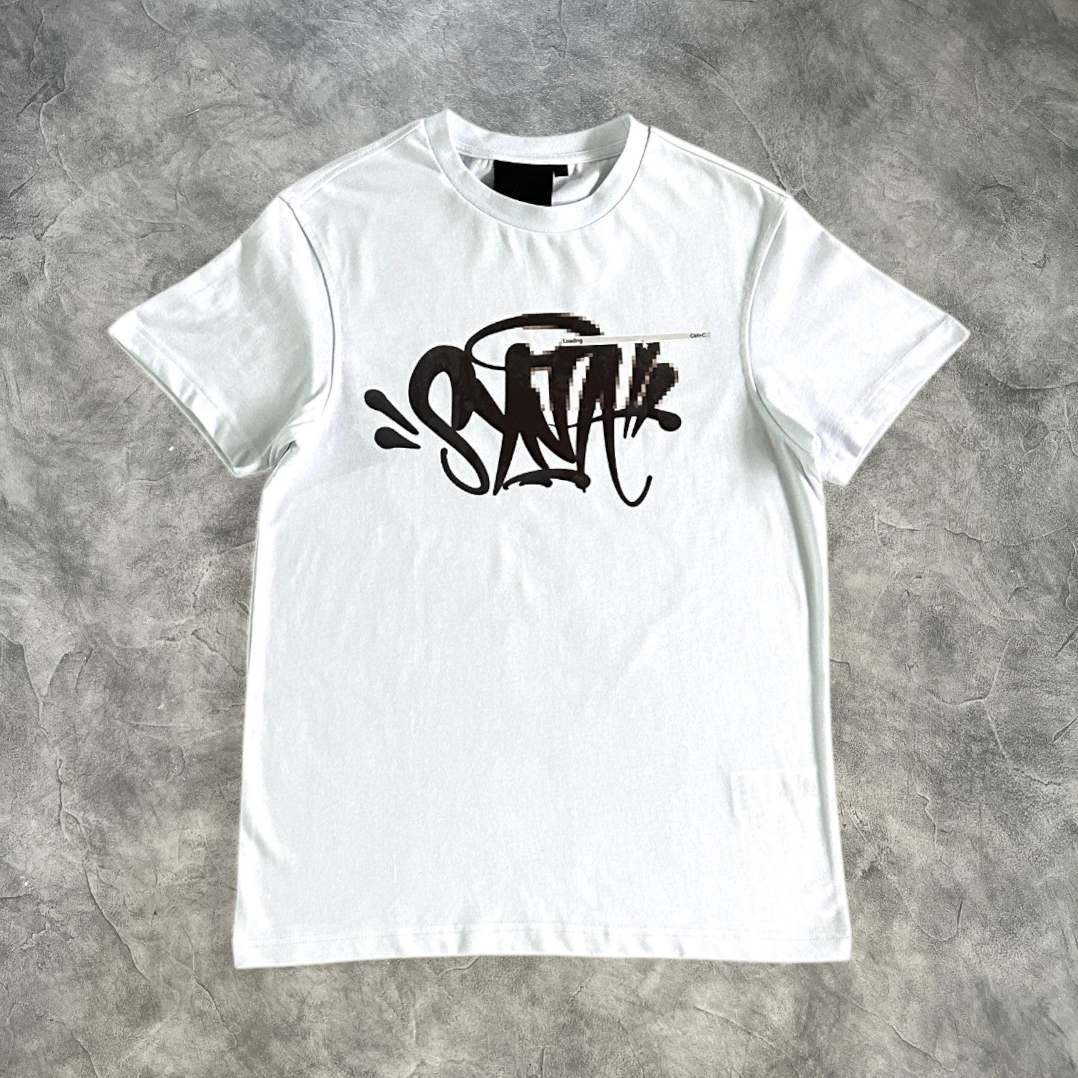 Syna Half Mosaic T-Shirt White