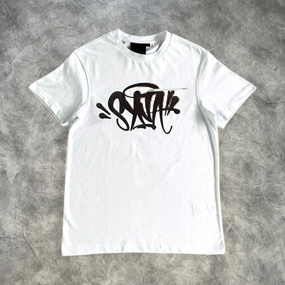 Syna Half Mosaic T-Shirt White