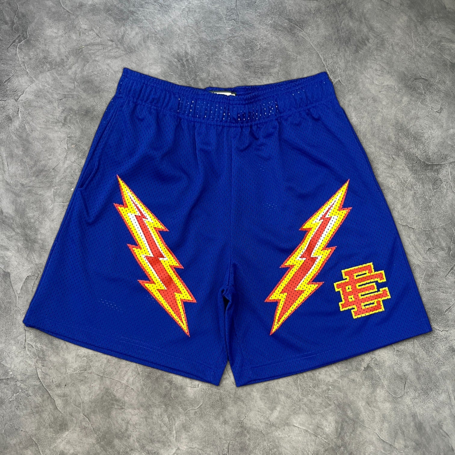 Eric Emanuel Bolt Shorts Blue/Red