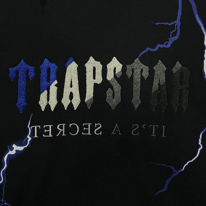 Trapstar Chenille Decoded Tracksuit Lightning Edition Black/Blue