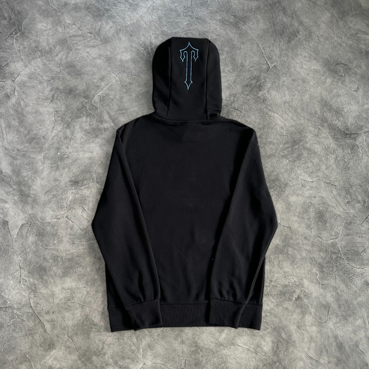 Trapstar Chenille Decoded 2.0 Lightning Tracksuit Black/Baby Blue