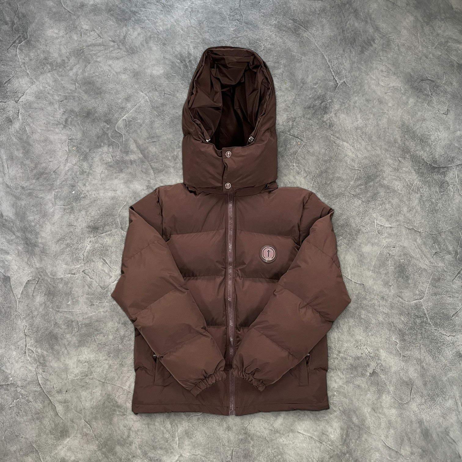 Trapstar Detachable Hooded Puffer Brown