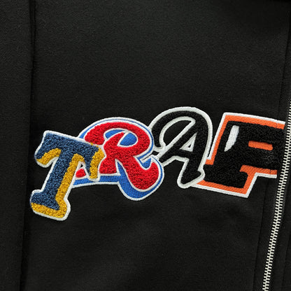 Trapstar Widcard Zip-Up Tracksuit Black/Rainbow