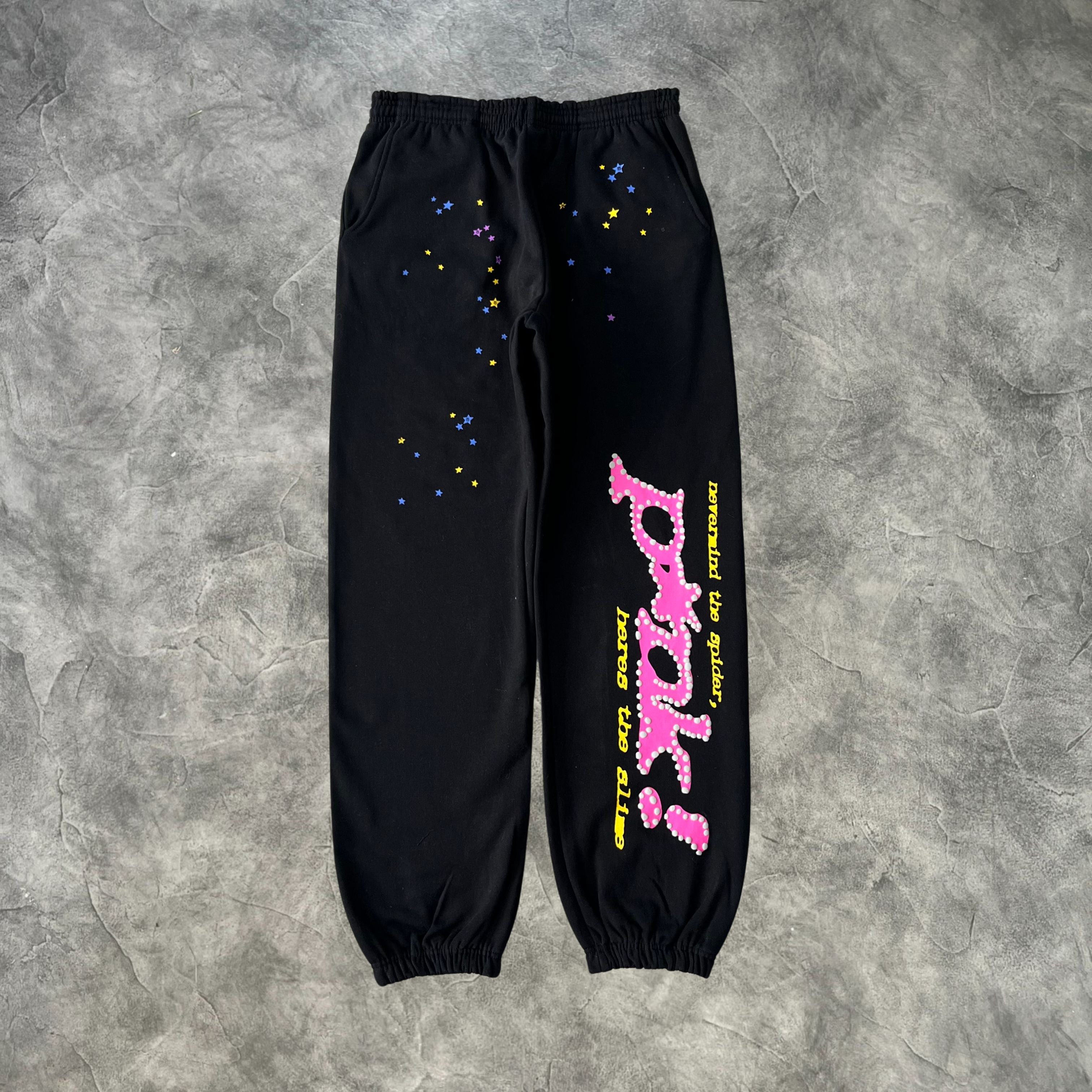 Sp5der Web Candy Tracksuit Black