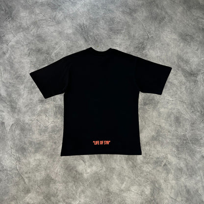 Syna Halloween Phone T-Shirt Black