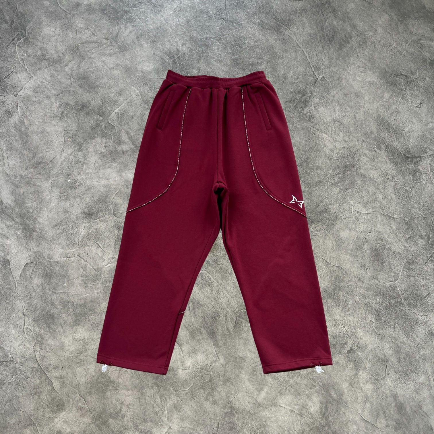 Mertra Reflective Piping Tracksuit Red
