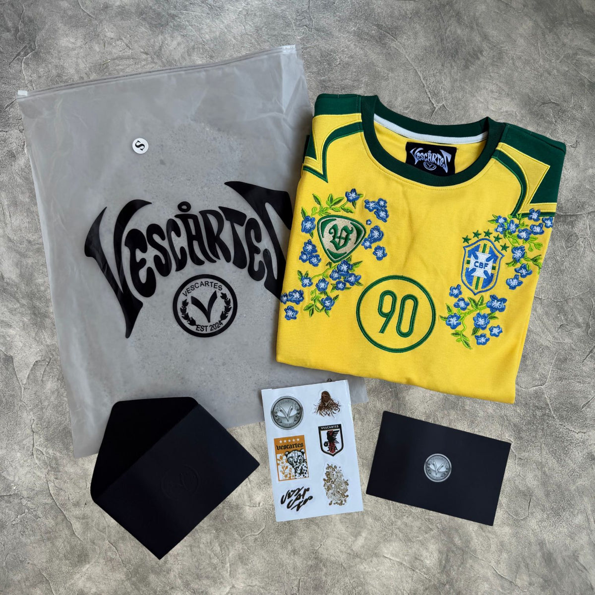 Vescartes Brazil 2.0 Jersey Yellow/Green
