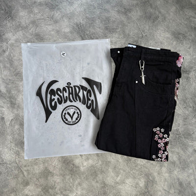 Vescartes Sakura Knight Jeans Black