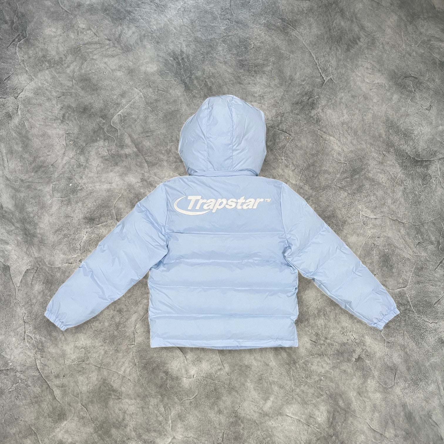 Trapstar Hyperdrive Detachable Hooded Puffer Ice Blue