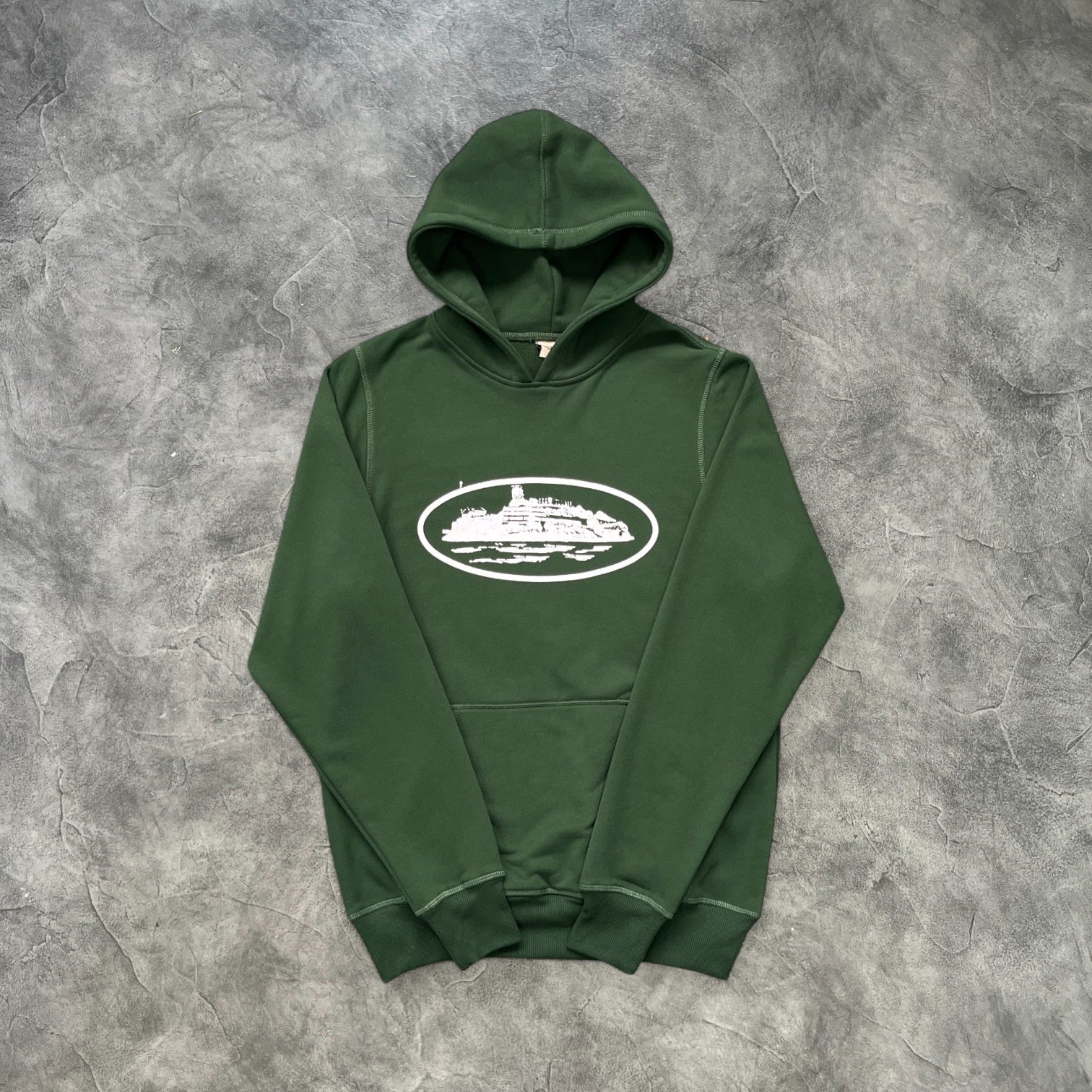 Corteiz Rules The World Crtz Hoodie Green