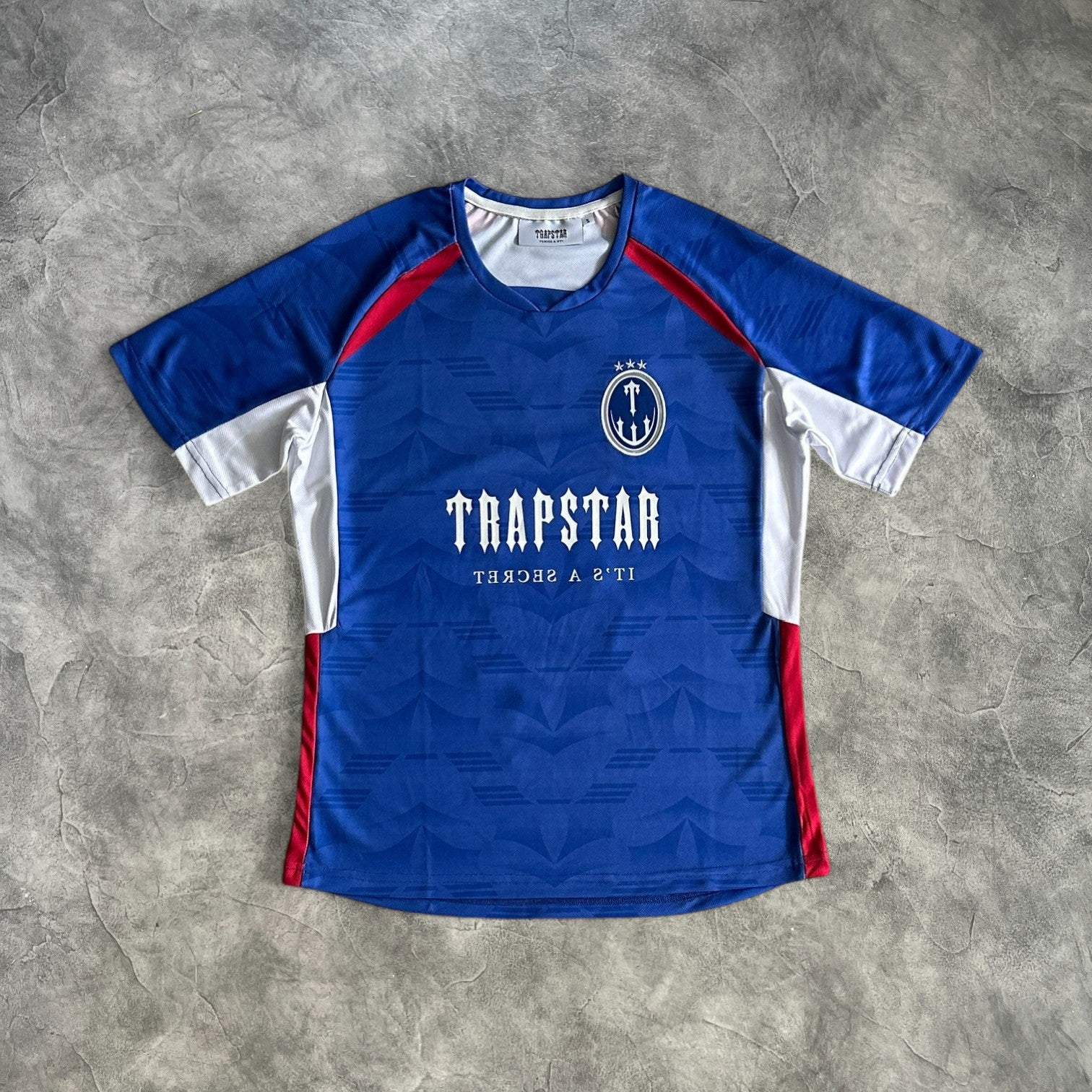 Trapstar Football Jersey Blue/Red