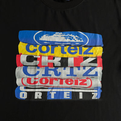 Corteiz Color Album T-Shirt Black